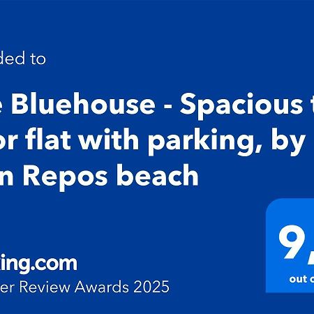 The Bluehouse - Spacious Top Floor Flat With Parking, By Mon Repos Beach Corfu  Екстериор снимка