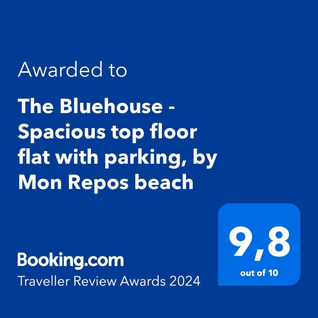 The Bluehouse - Spacious Top Floor Flat With Parking, By Mon Repos Beach Corfu  Екстериор снимка