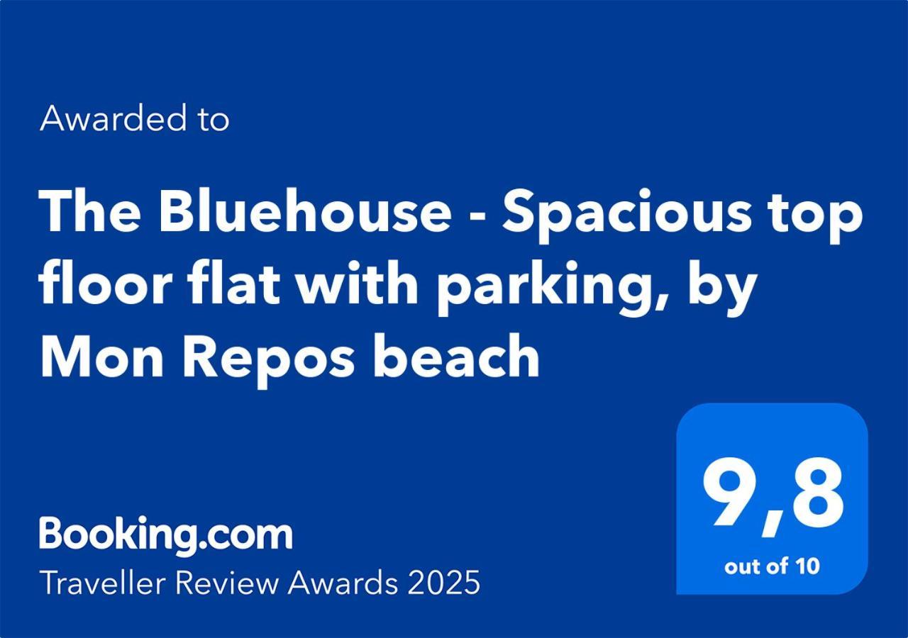 The Bluehouse - Spacious Top Floor Flat With Parking, By Mon Repos Beach Corfu  Екстериор снимка